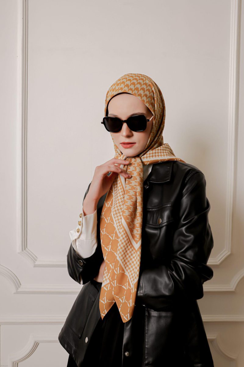 New Chafiye Scarf Tangerine