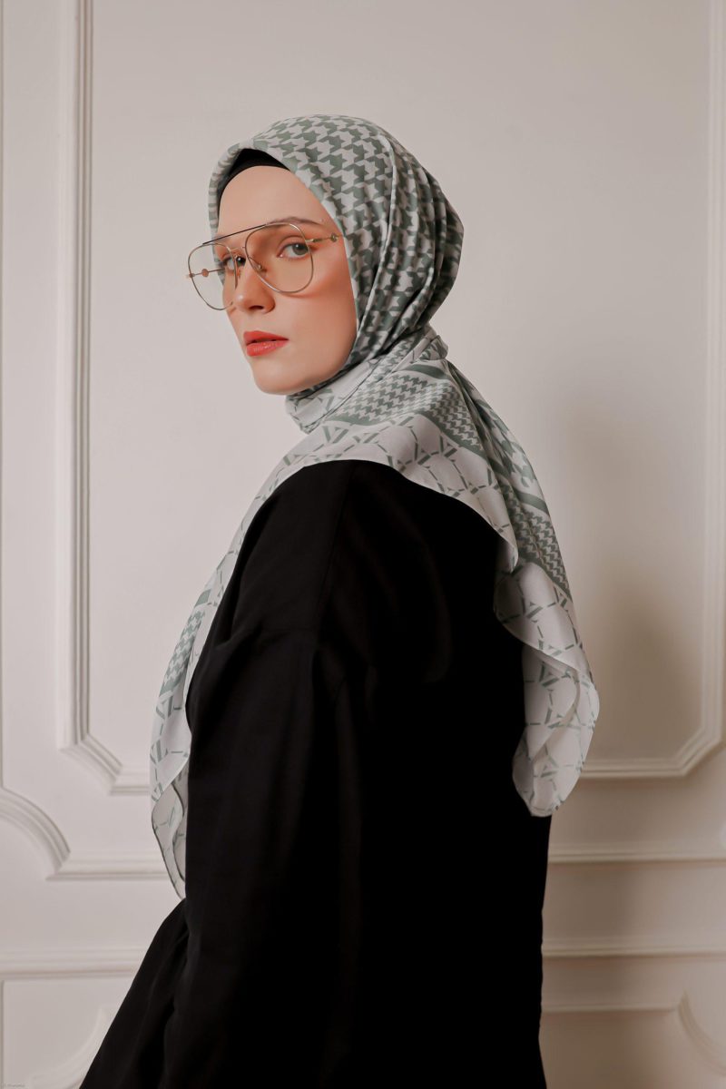 New Chafiye Scarf Smoke Green - Image 4