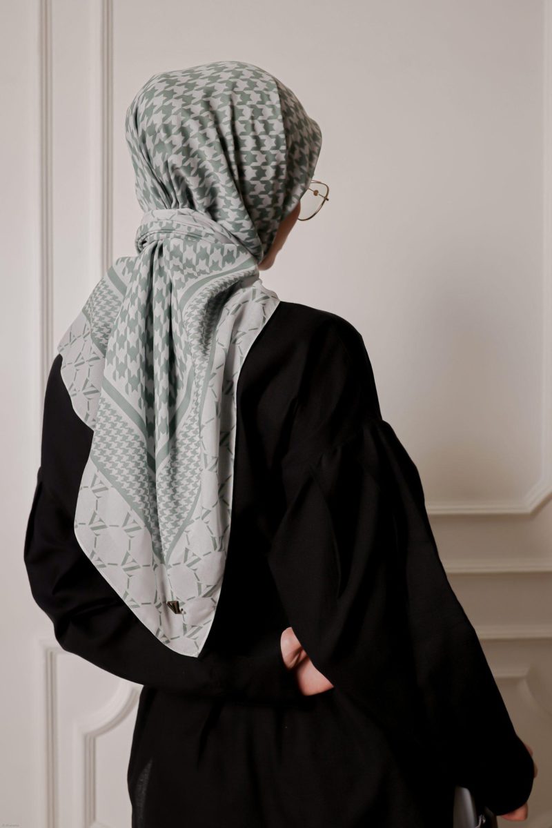 New Chafiye Scarf Smoke Green - Image 2