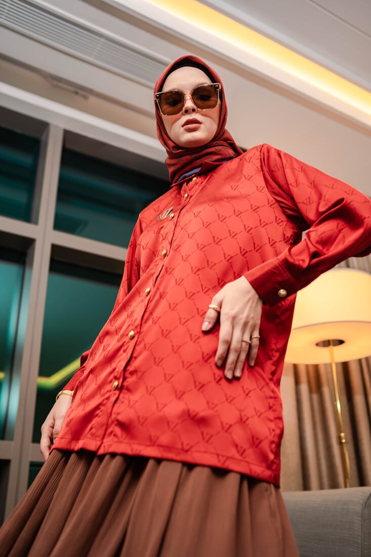VZ Signature Top - Teracotta