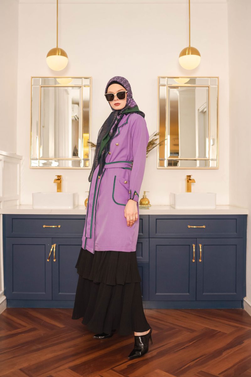 VZ Embro Summer Coat Lilac - Image 3