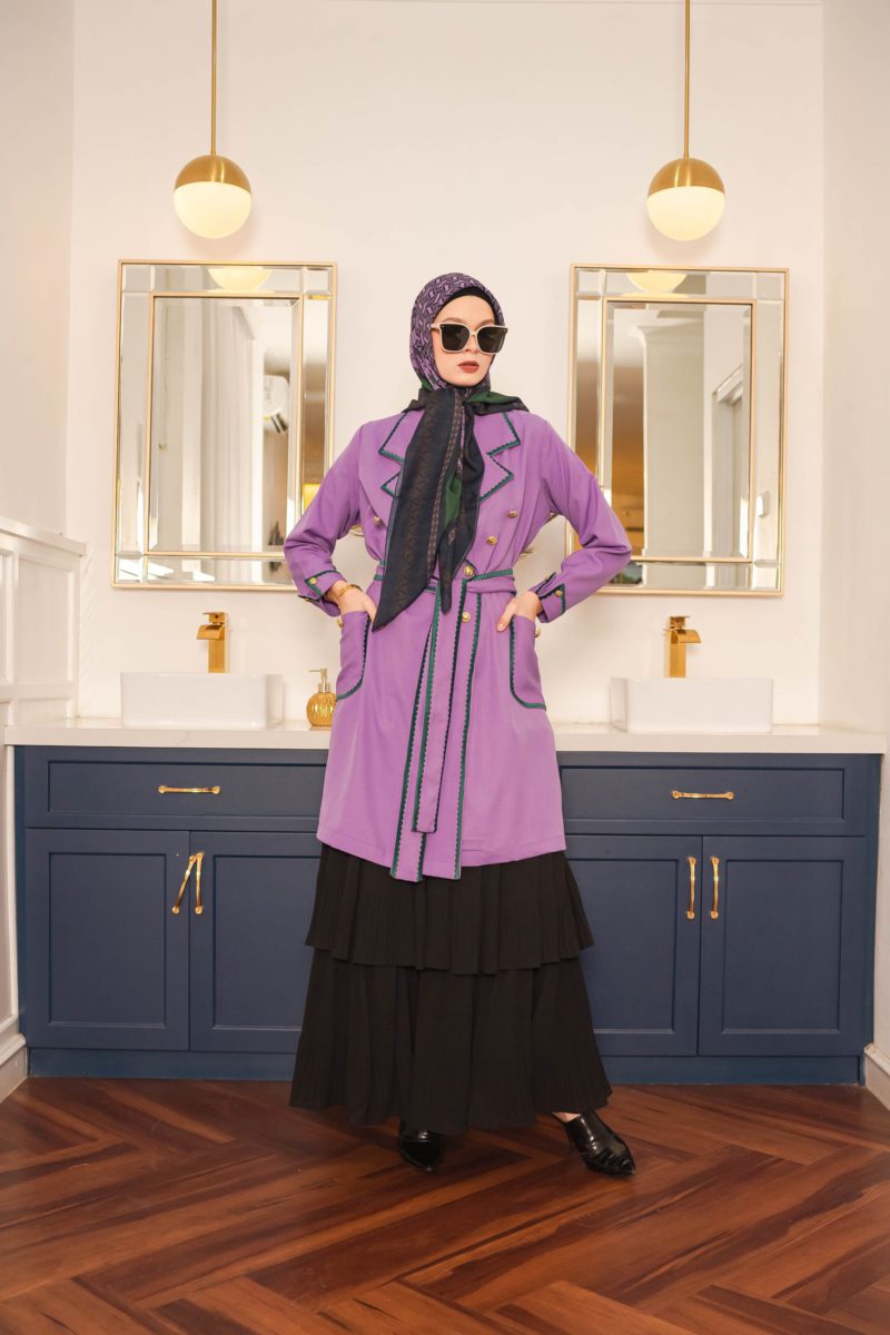 VZ Embro Summer Coat Lilac - Image 5