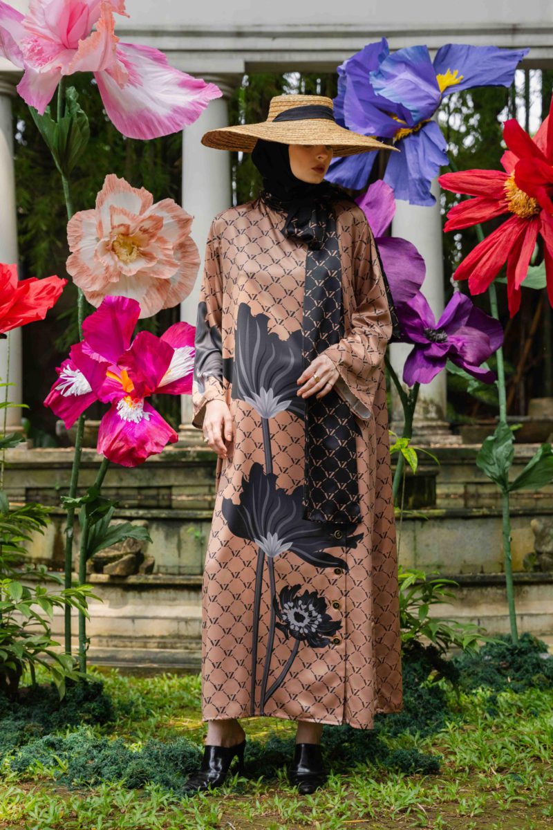 VZ Reverie Dress Mocca - Image 6