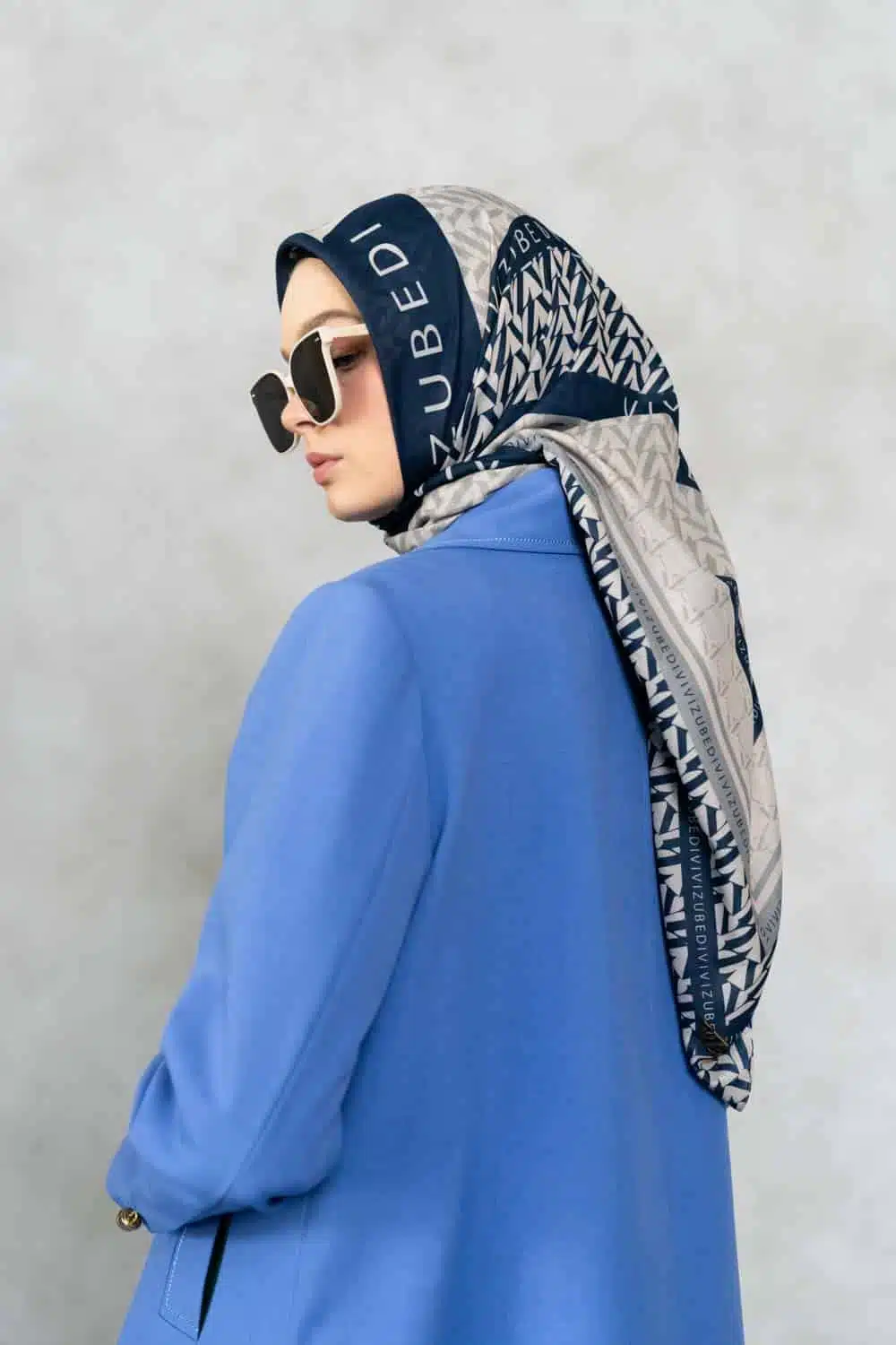 Monogram Basic Blazer Blue Denim - Image 2