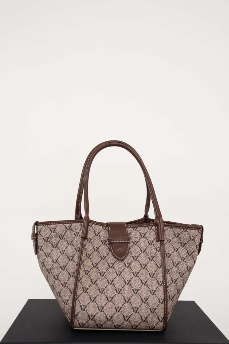 Monogram Trapeze Bag - Apricot