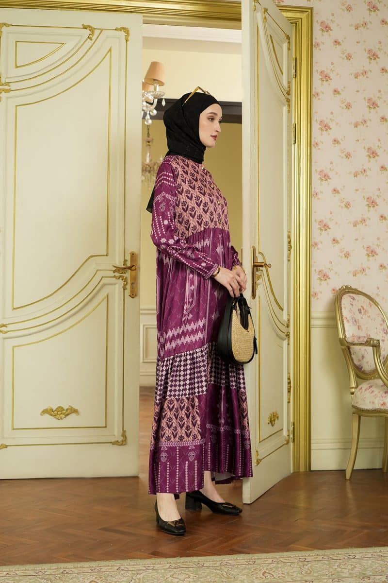 VZ Viviene Dress - Magenta Lacquer - Image 2