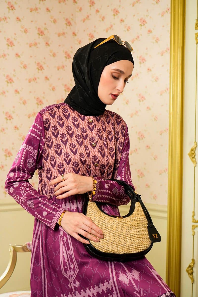 VZ Viviene Dress - Magenta Lacquer - Image 5
