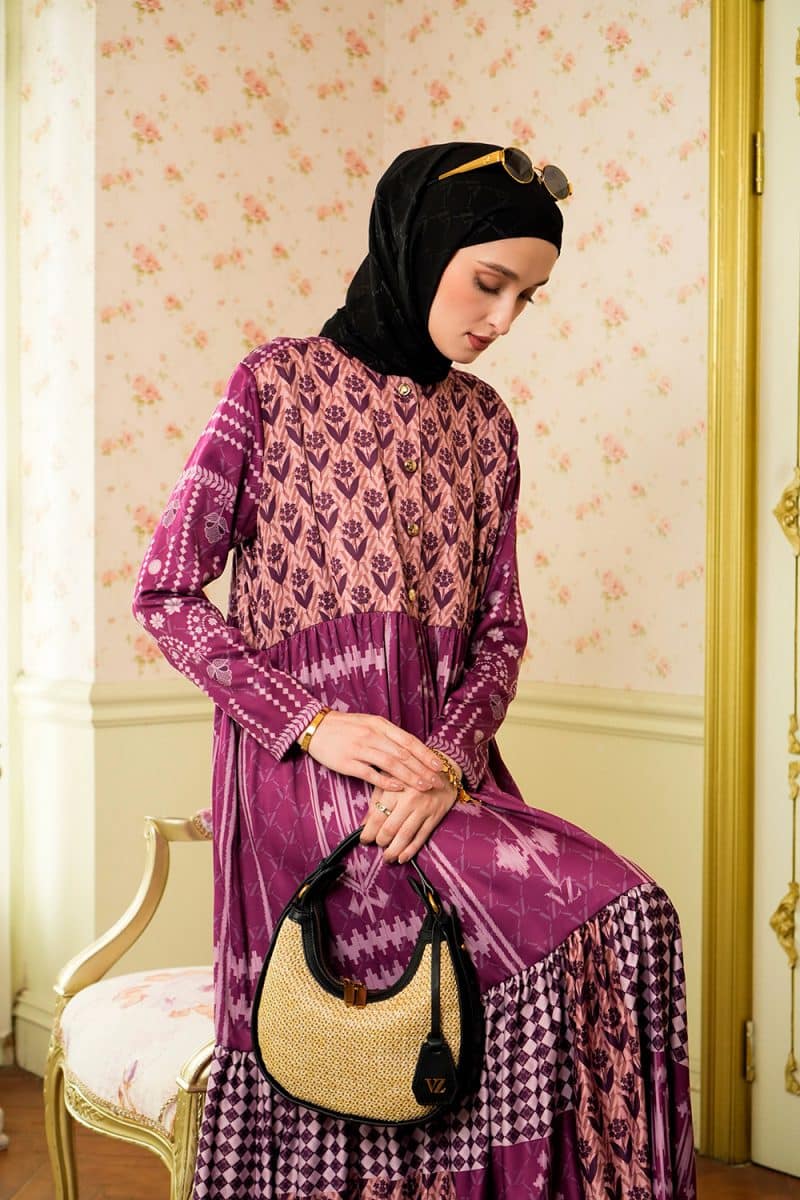 VZ Viviene Dress - Magenta Lacquer - Image 4