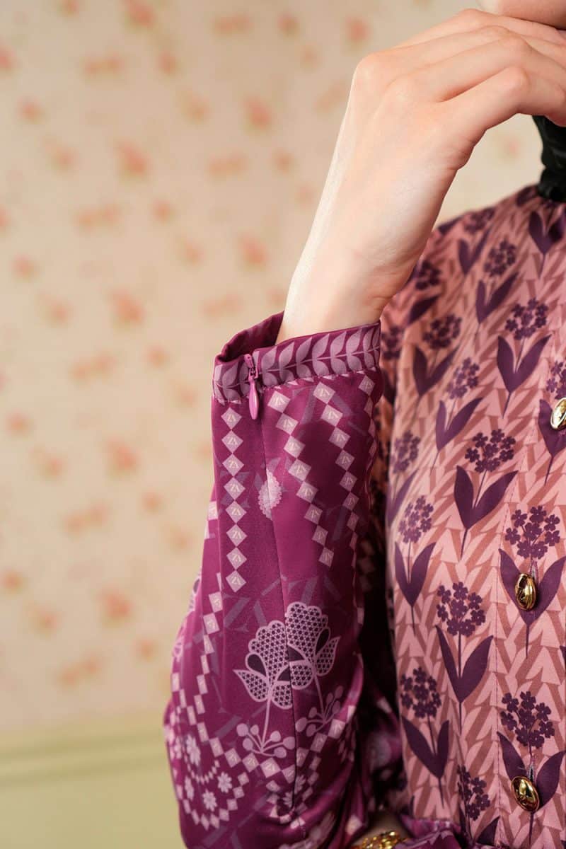 VZ Viviene Dress - Magenta Lacquer - Image 3