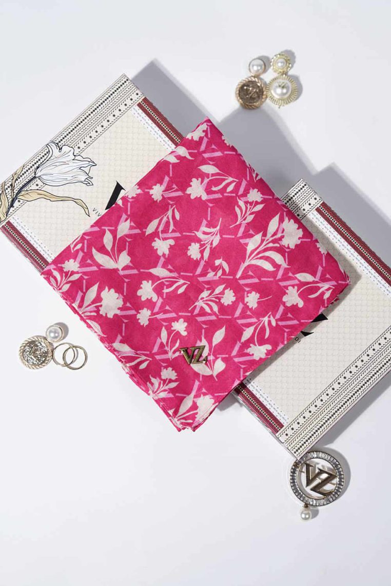 VZ Galanthus Scarf-Fuschia-0124'