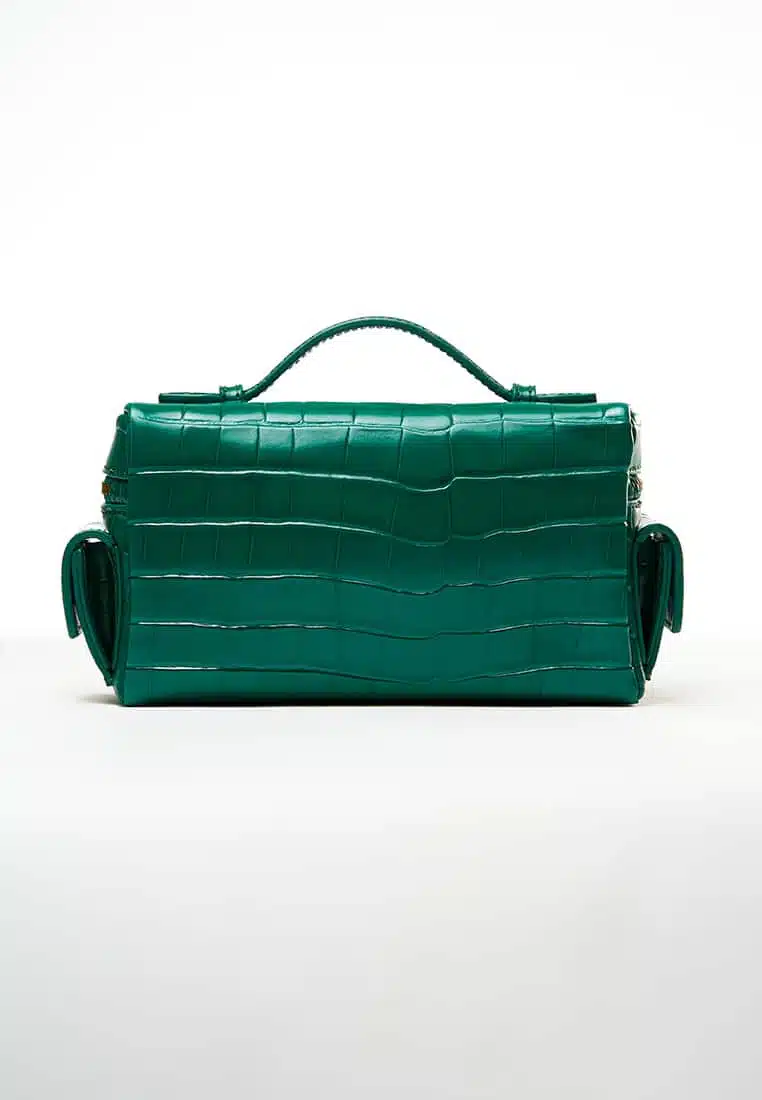 VZ Carry Me Bag Croco - Ultramarine Green - VIVIZUBEDI
