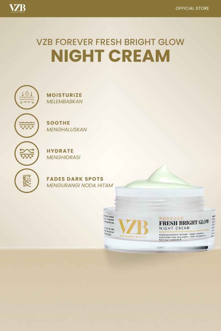 VZ BEAUTY FOREVER FRESH BRIGHT GLOW NIGHT CREAM