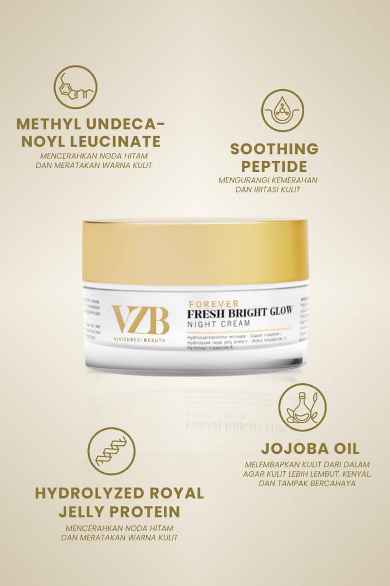 VZ BEAUTY FOREVER FRESH BRIGHT GLOW NIGHT CREAM - Image 4