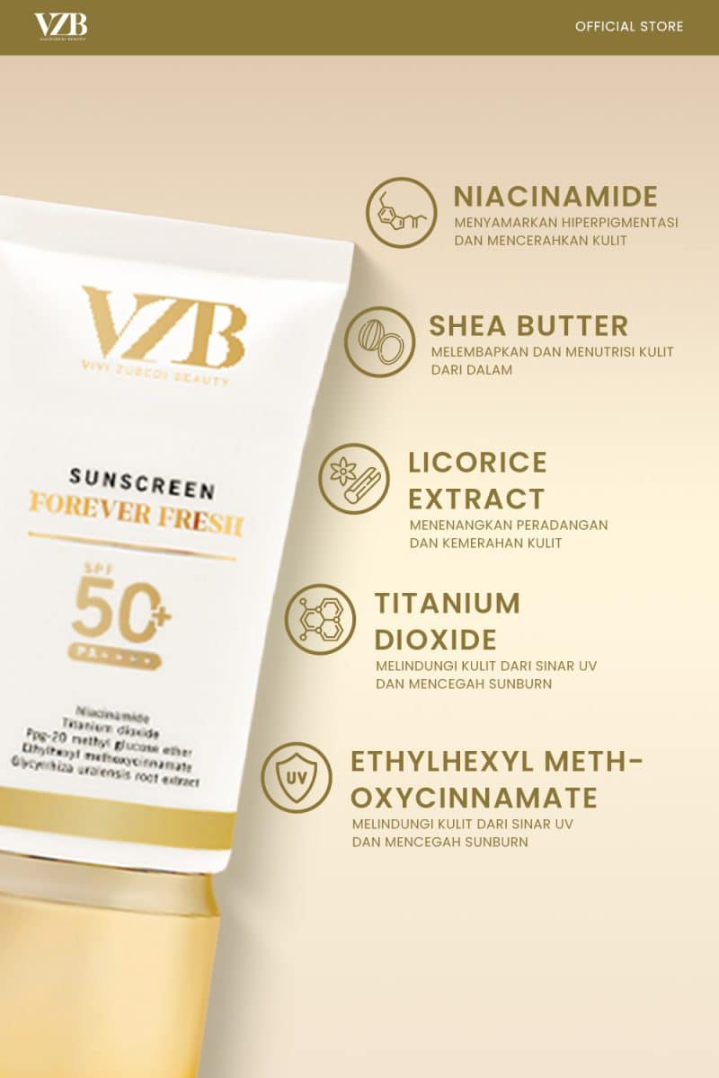 VZ BEAUTY FOREVER FRESH SUNSCREEN SPF 50+ PA++++