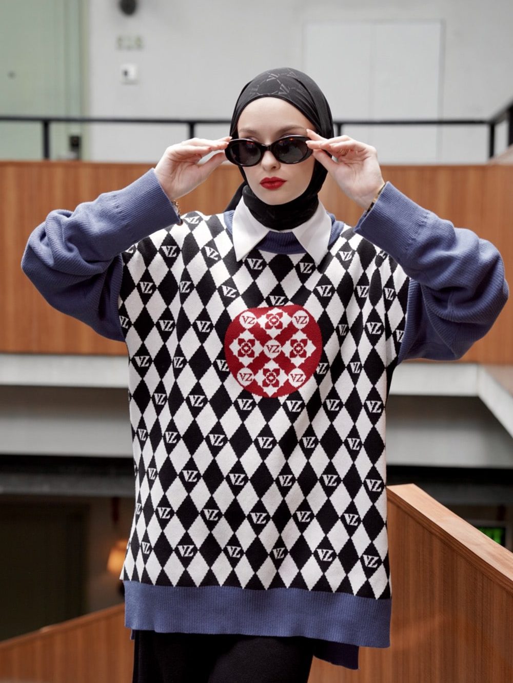 VZ Noble Knitwear Set-Denim