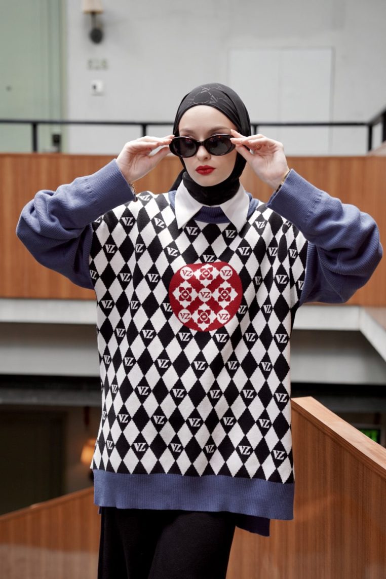 VZ Noble Knitwear Set-Denim