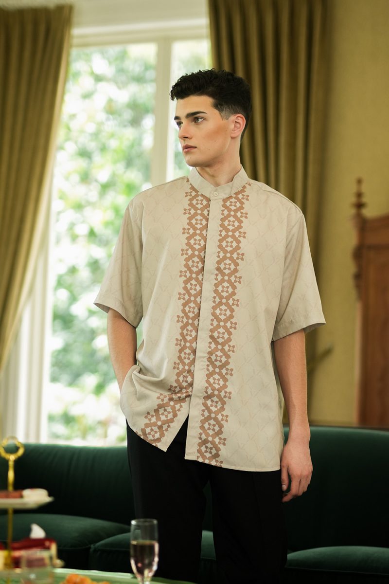 Monogram Lineage Shirt - Beige