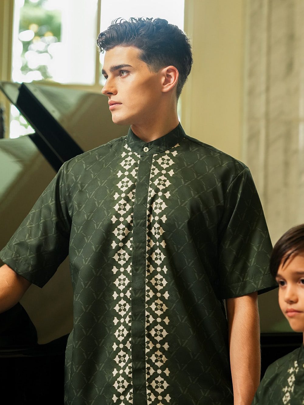 Monogram Lineage Shirt - Olive