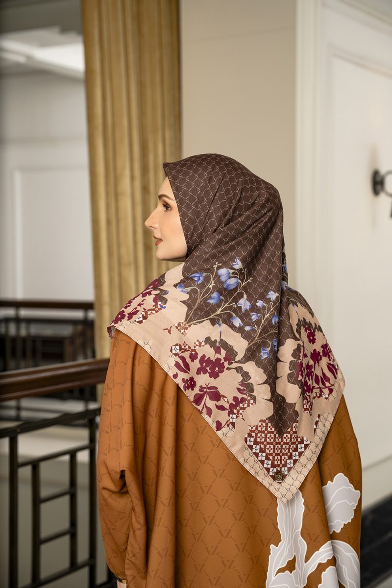 VZ Fiori Scarf - Olive - Image 4