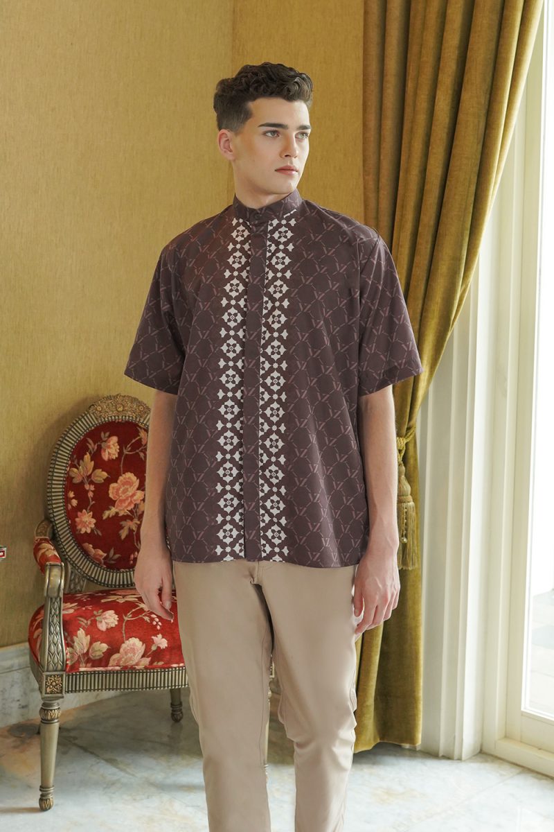 Monogram Lineage Shirt - Brown