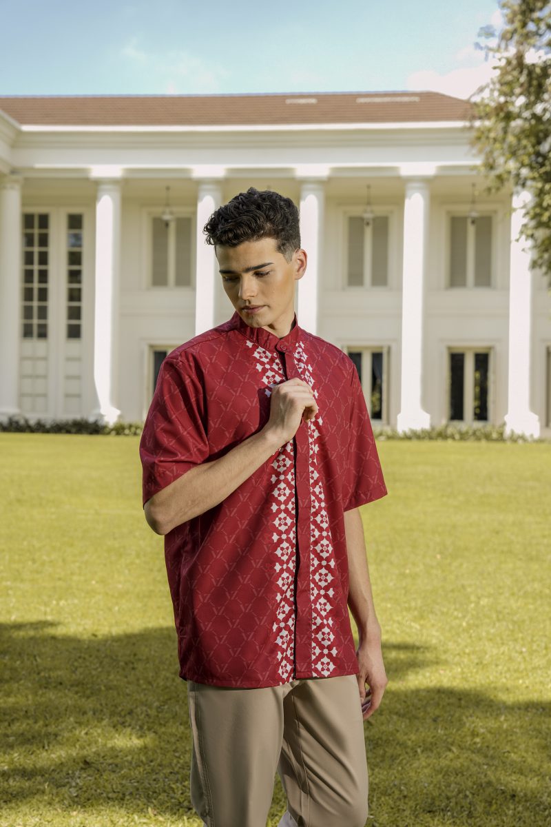 Monogram Lineage Shirt - Red - Image 3