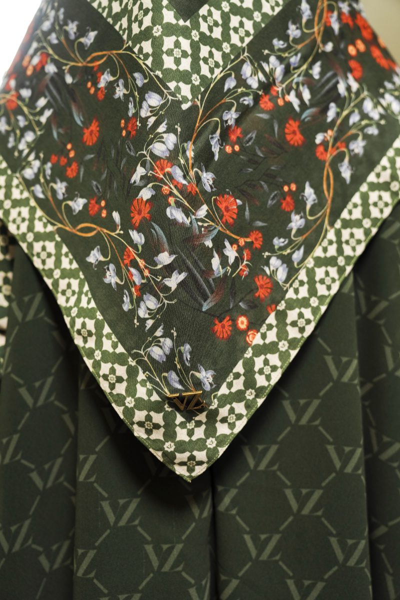 Monogram Lineage Scarf - Pistachio Green - Image 3