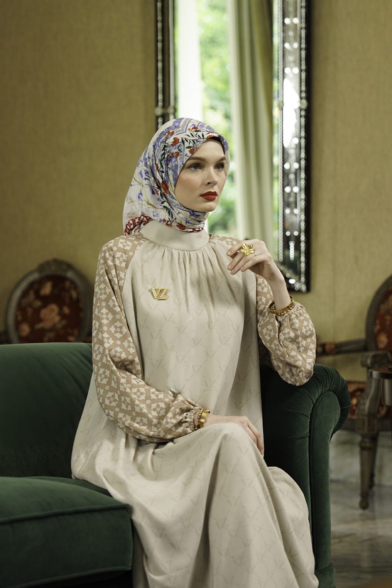 Monogram Lineage Scarf - Ivory - Image 3