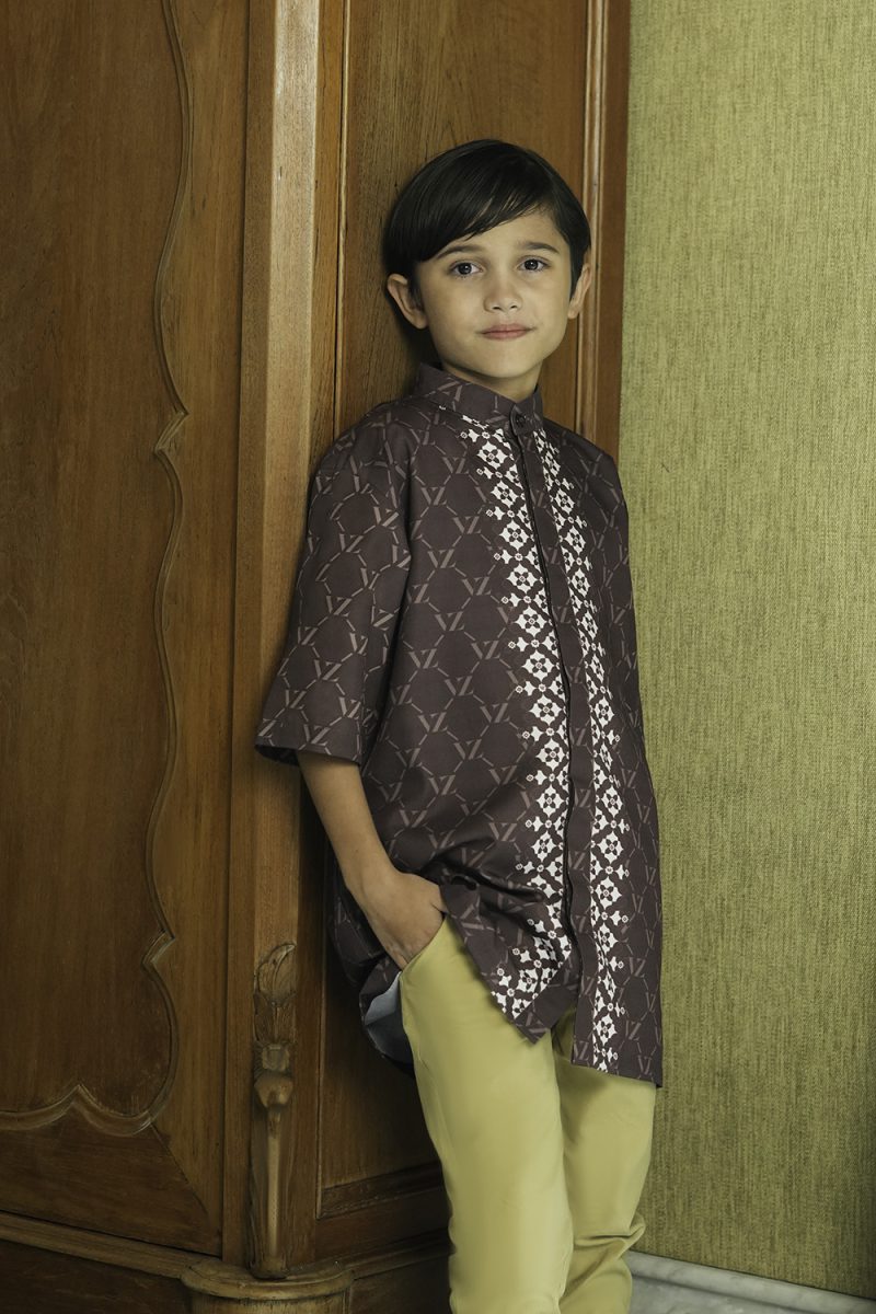 Monogram Lineage Shirt - Boy - Brown