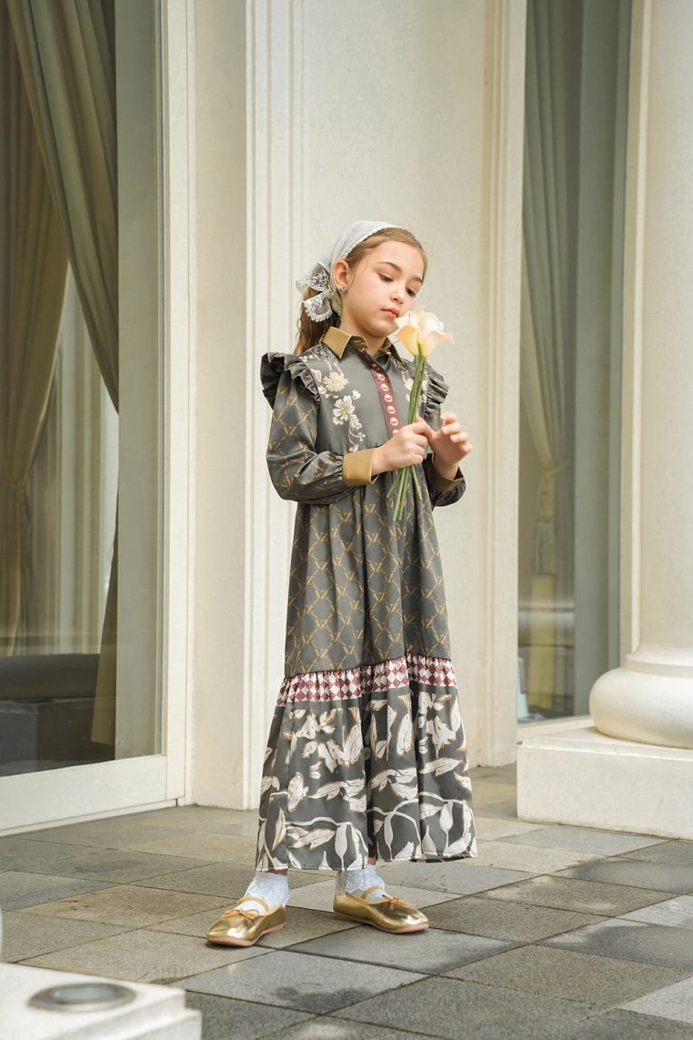 VZ Elysian Little Dress - Coutyard Green