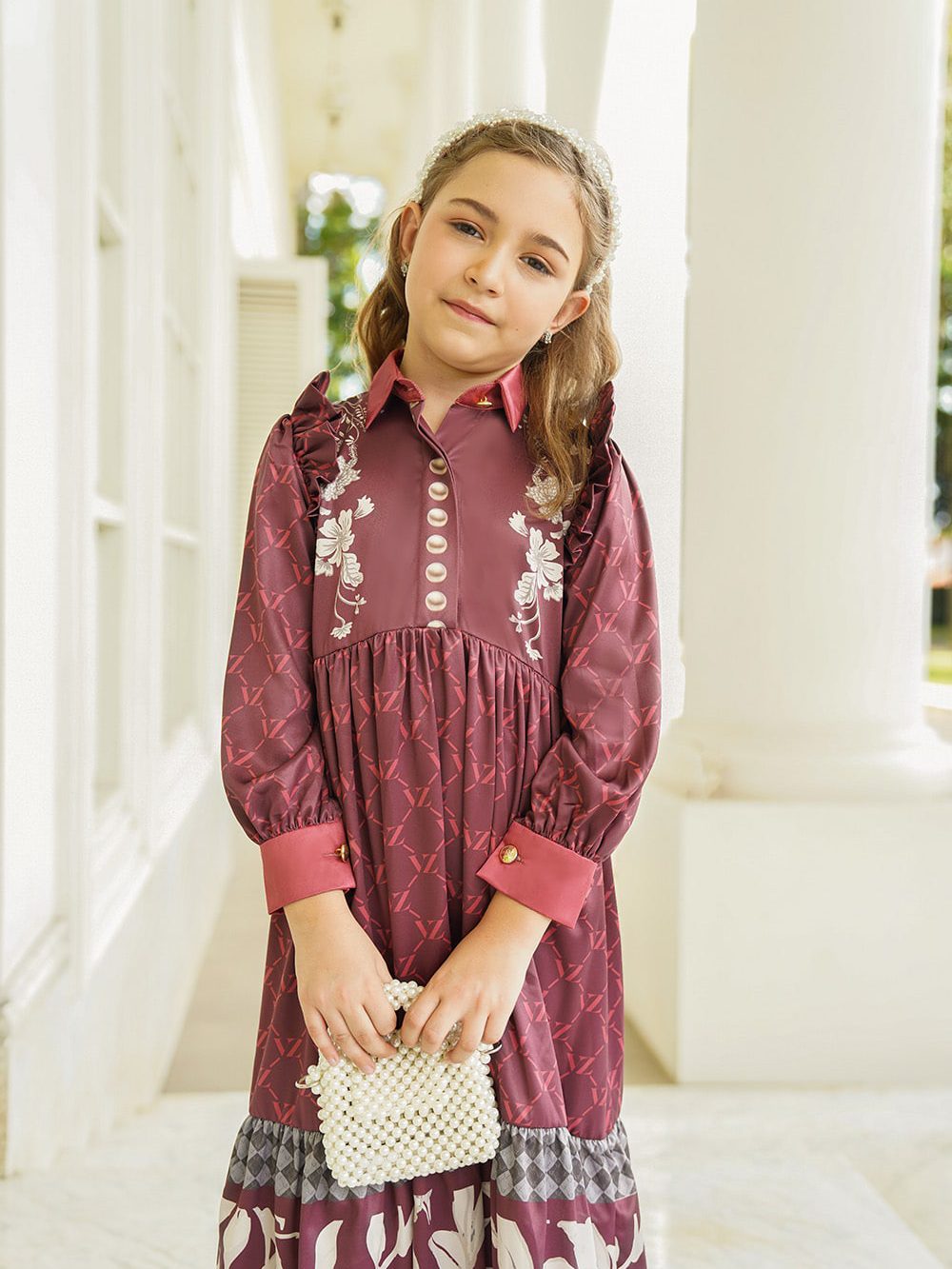 VZ Elysian Little Dress - Red Brick