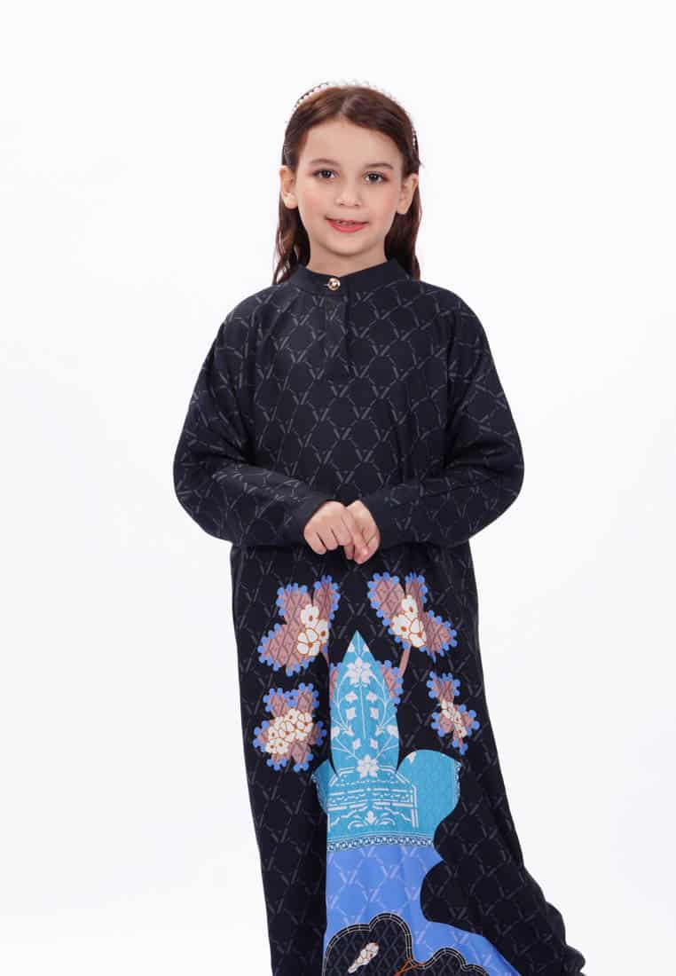 VZ Qaisyaraa Little Kaftan - Black