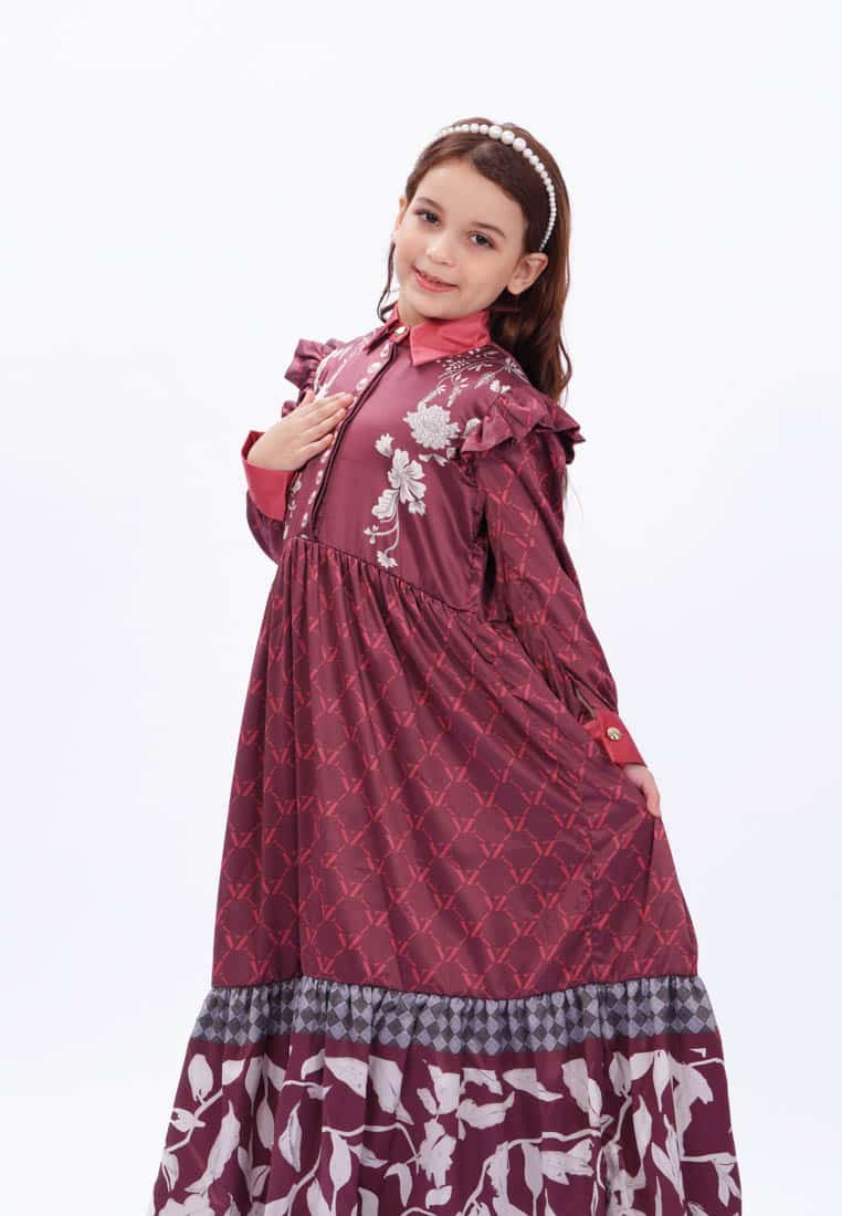 VZ Elysian Little Dress - Red Brick