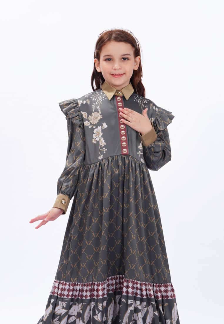 VZ Elysian Little Dress - Coutyard Green