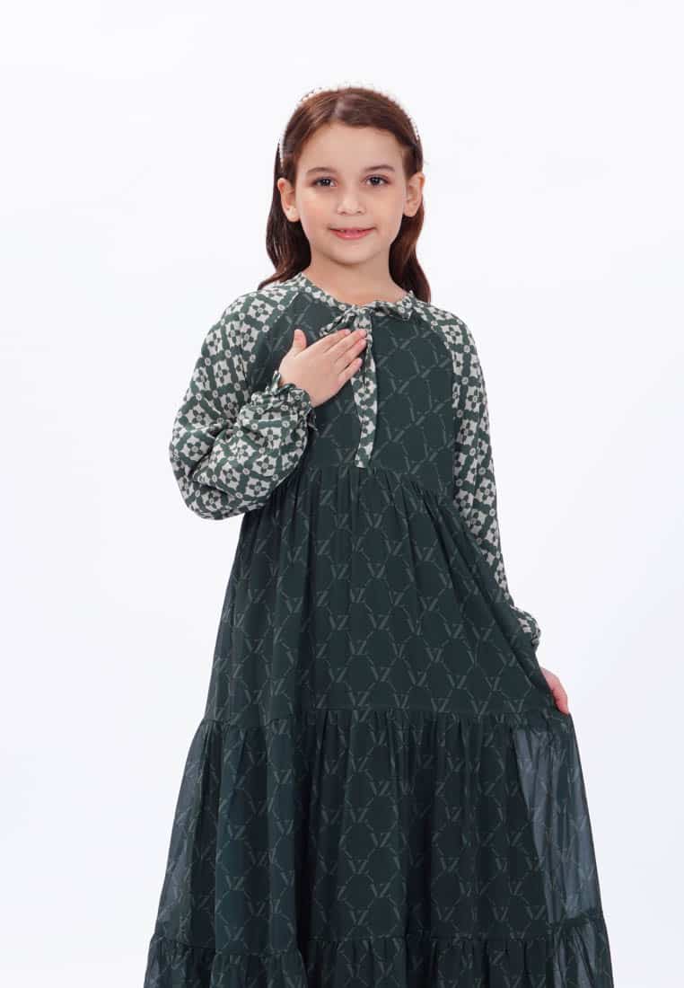 Monogram Lineage Little Dress - Olive