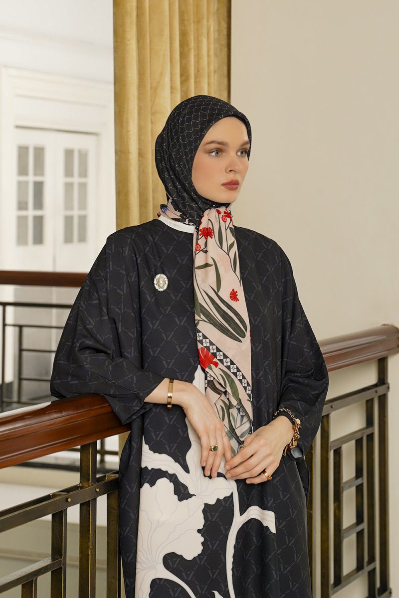 VZ Fiori Scarf - Black