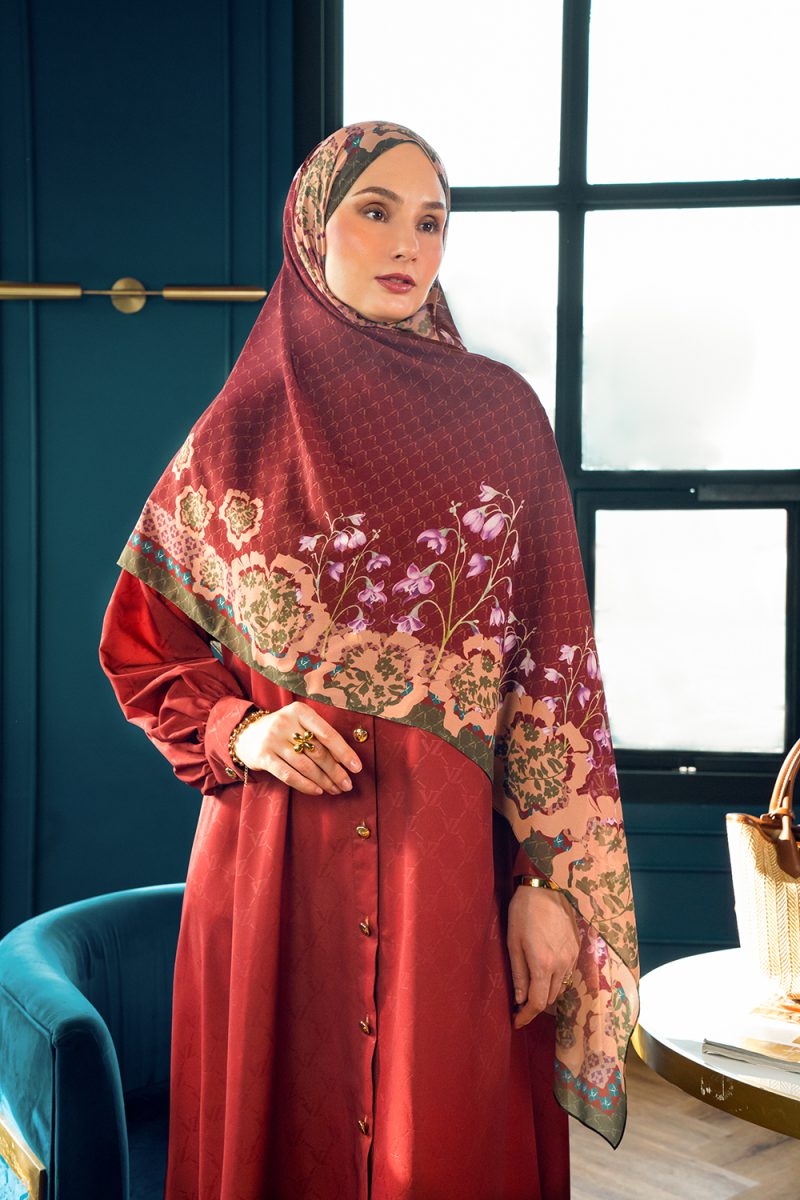 VZ Fiori Pashmina - Olive