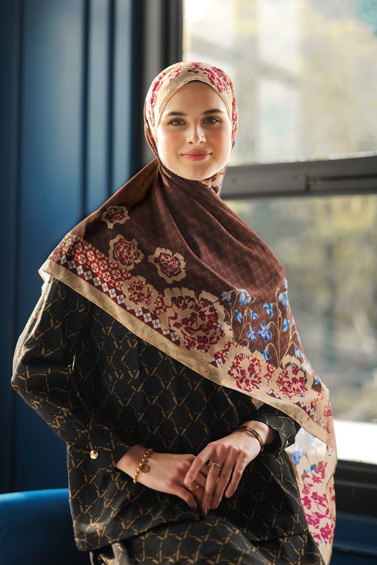 VZ Fiori Pashmina - Olive