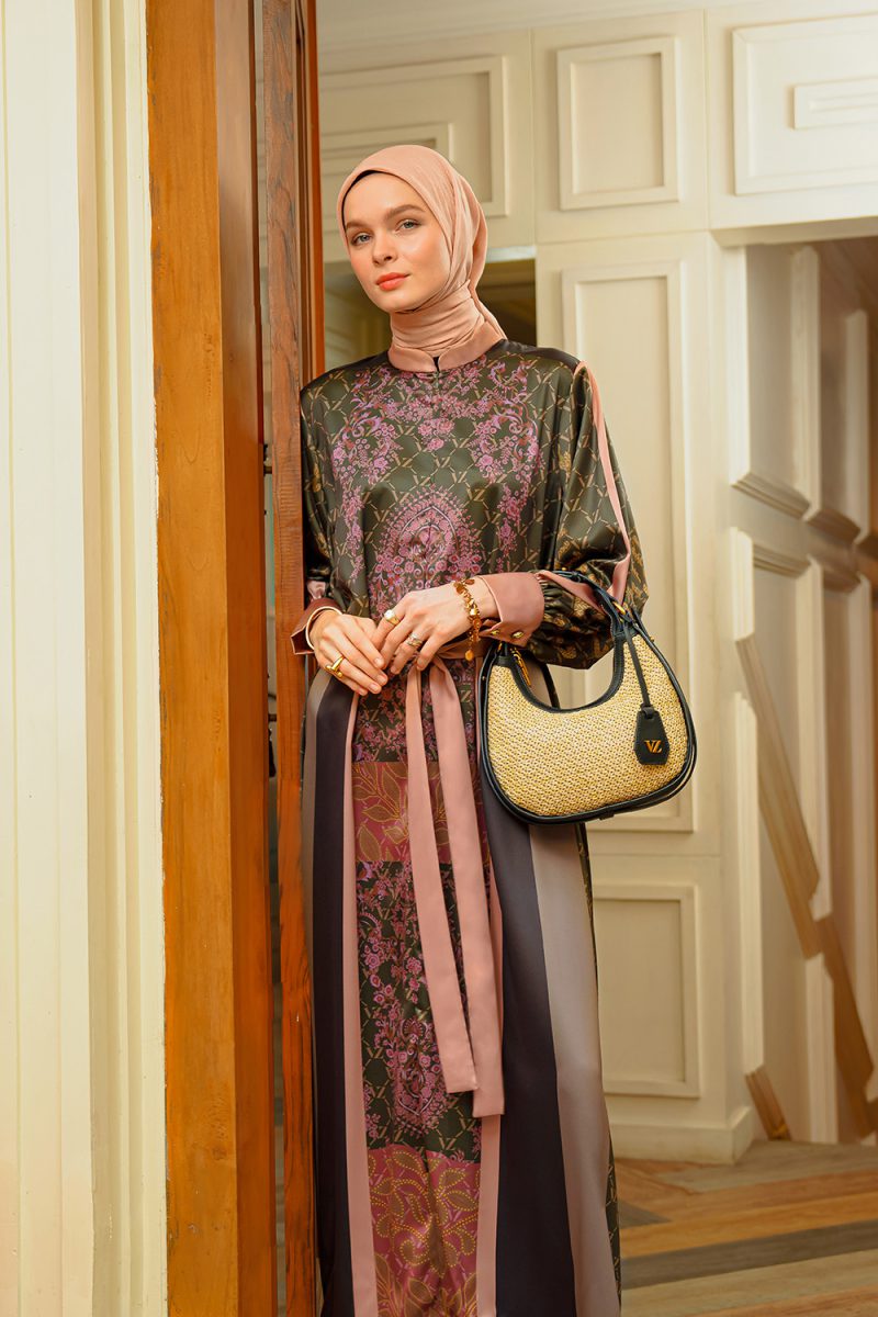 VZ Eminence Dress - Moss Green