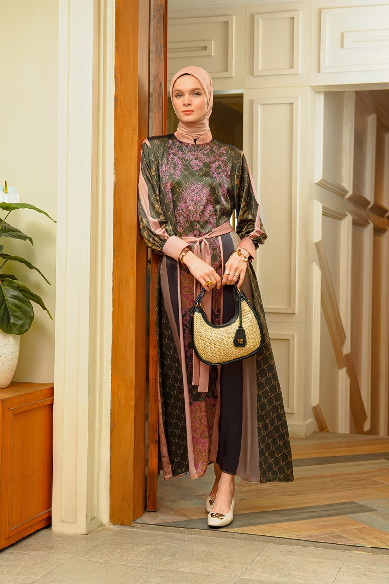 VZ Eminence Dress - Moss Green - Image 4