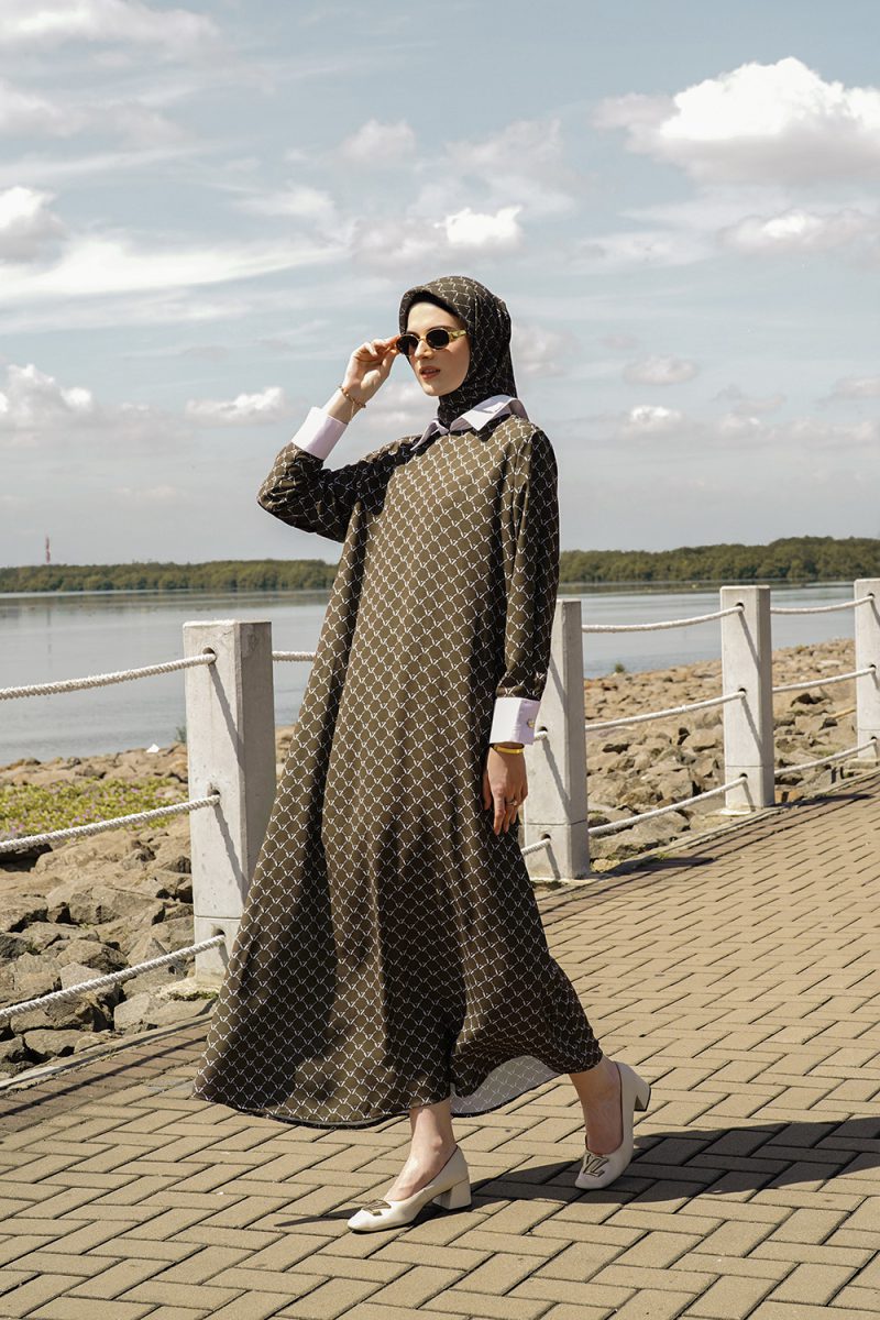 VZ Vivere Dress-Moss Green