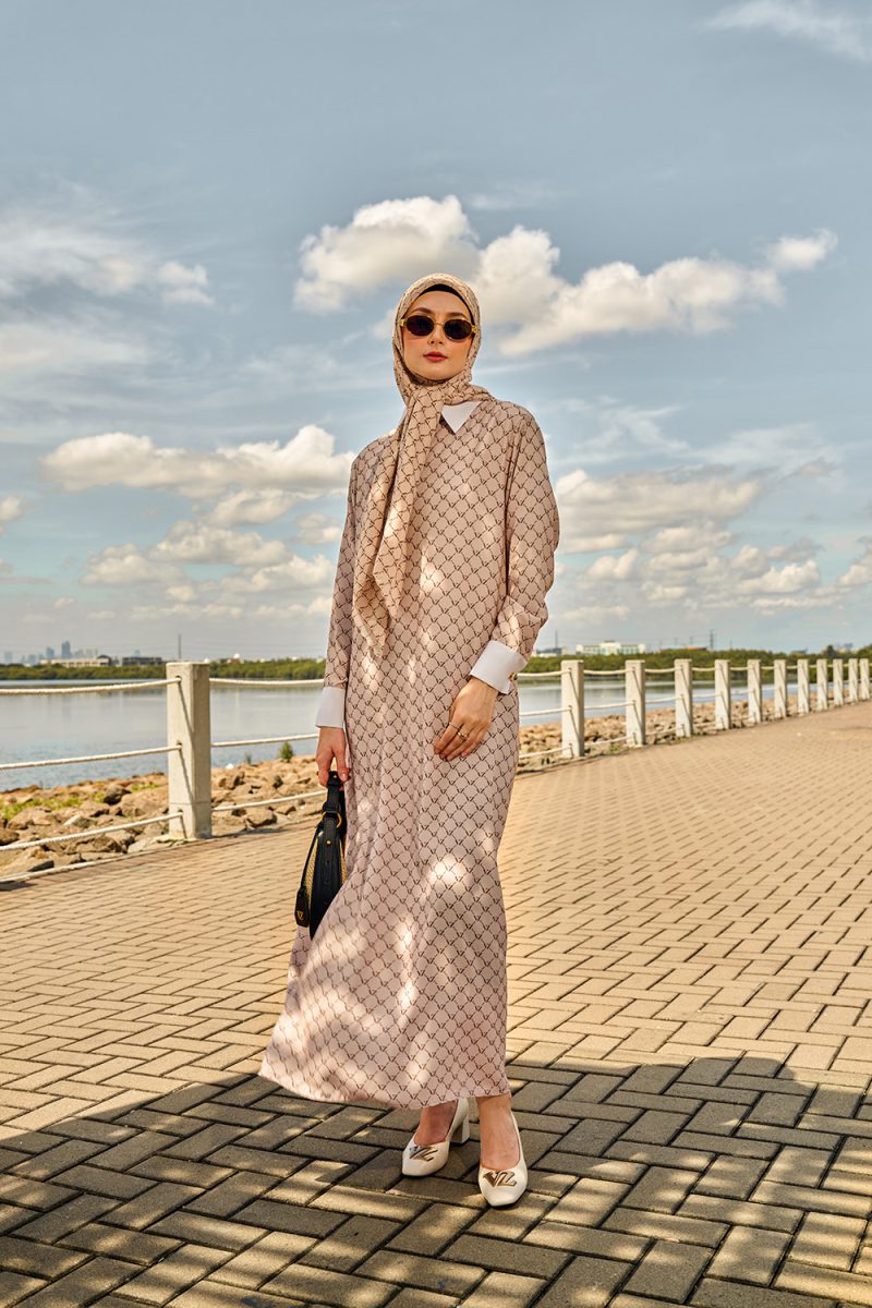 VZ Vivere Dress-Seed Pearl - Image 2