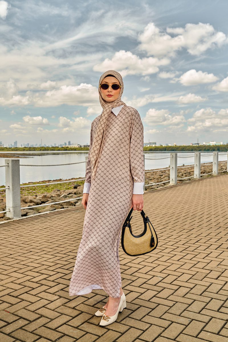 VZ Vivere Dress-Seed Pearl