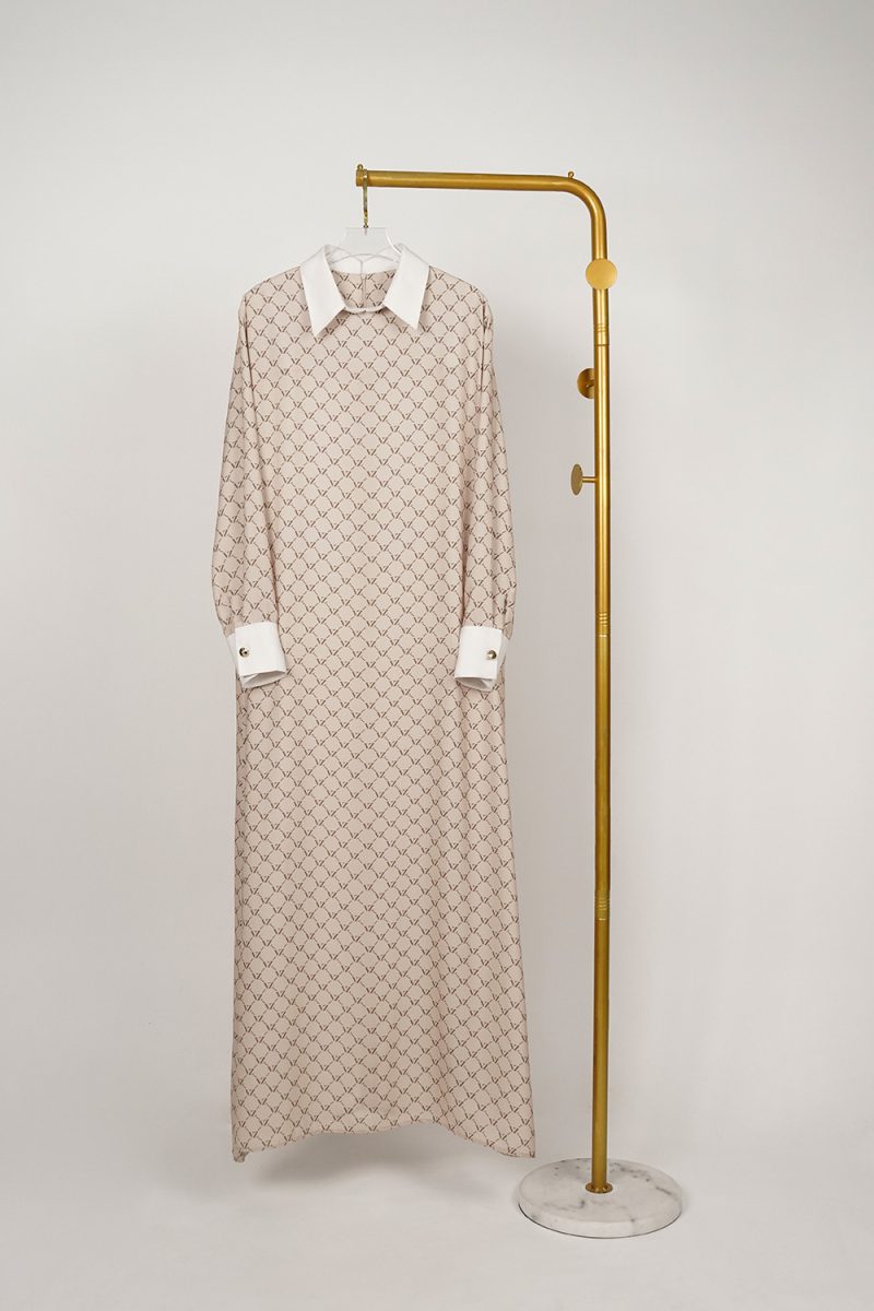 VZ Vivere Dress-Seed Pearl - Image 5