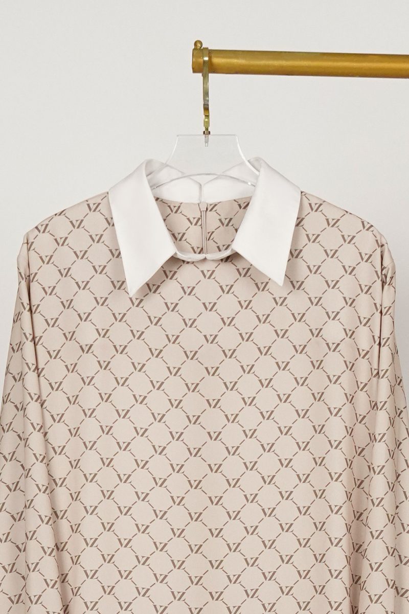 VZ Vivere Dress-Seed Pearl - Image 4