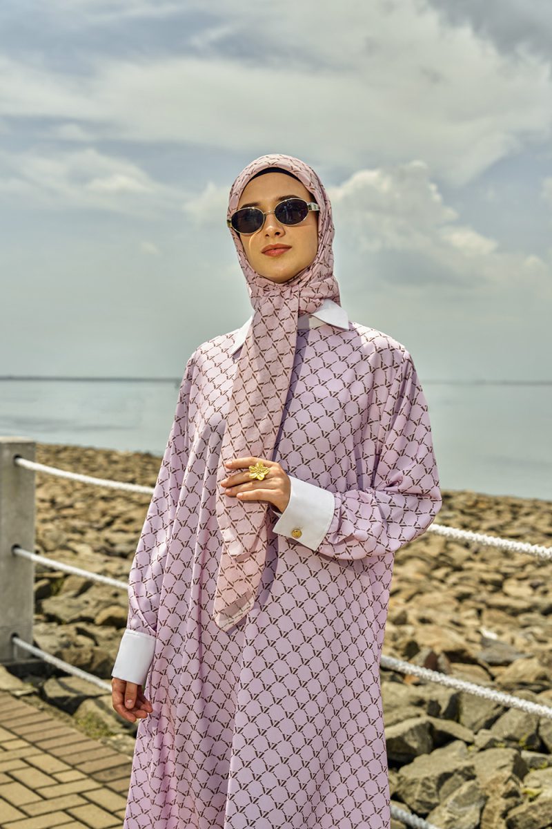 VZ Vivere Scarf - Pastel Pink - Image 6