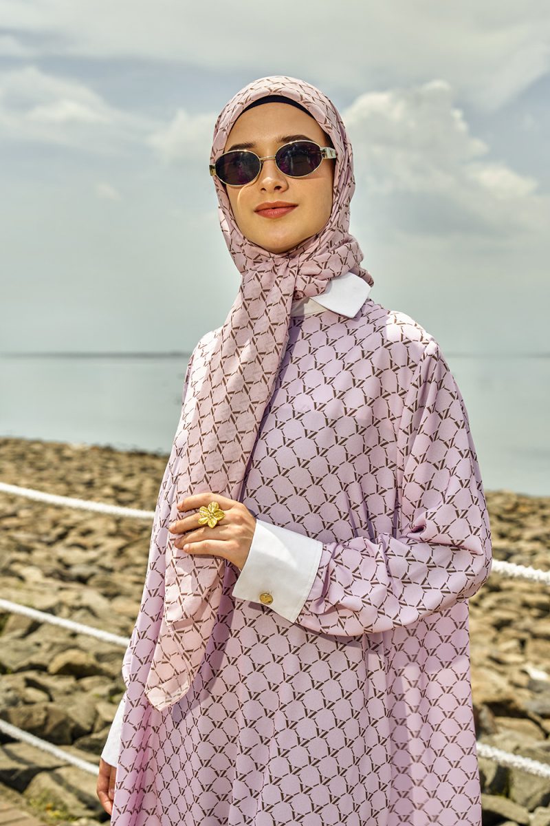 VZ Vivere Scarf - Pastel Pink - Image 2