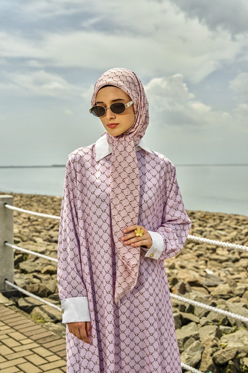 VZ Vivere Scarf - Pastel Pink - Image 5