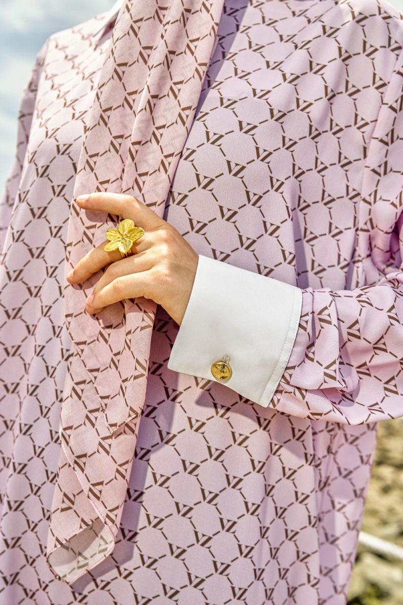 VZ Vivere Scarf - Pastel Pink - Image 3