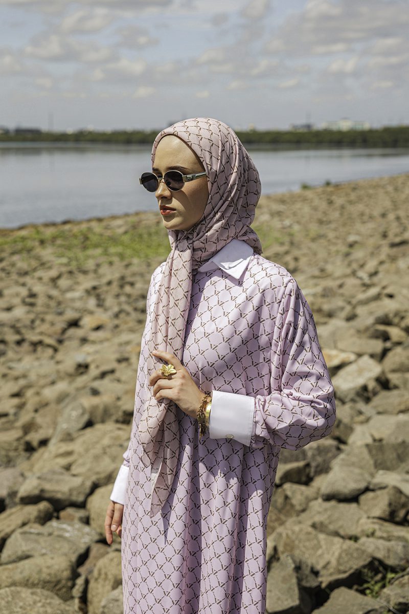 VZ Vivere Scarf - Pastel Pink - Image 3