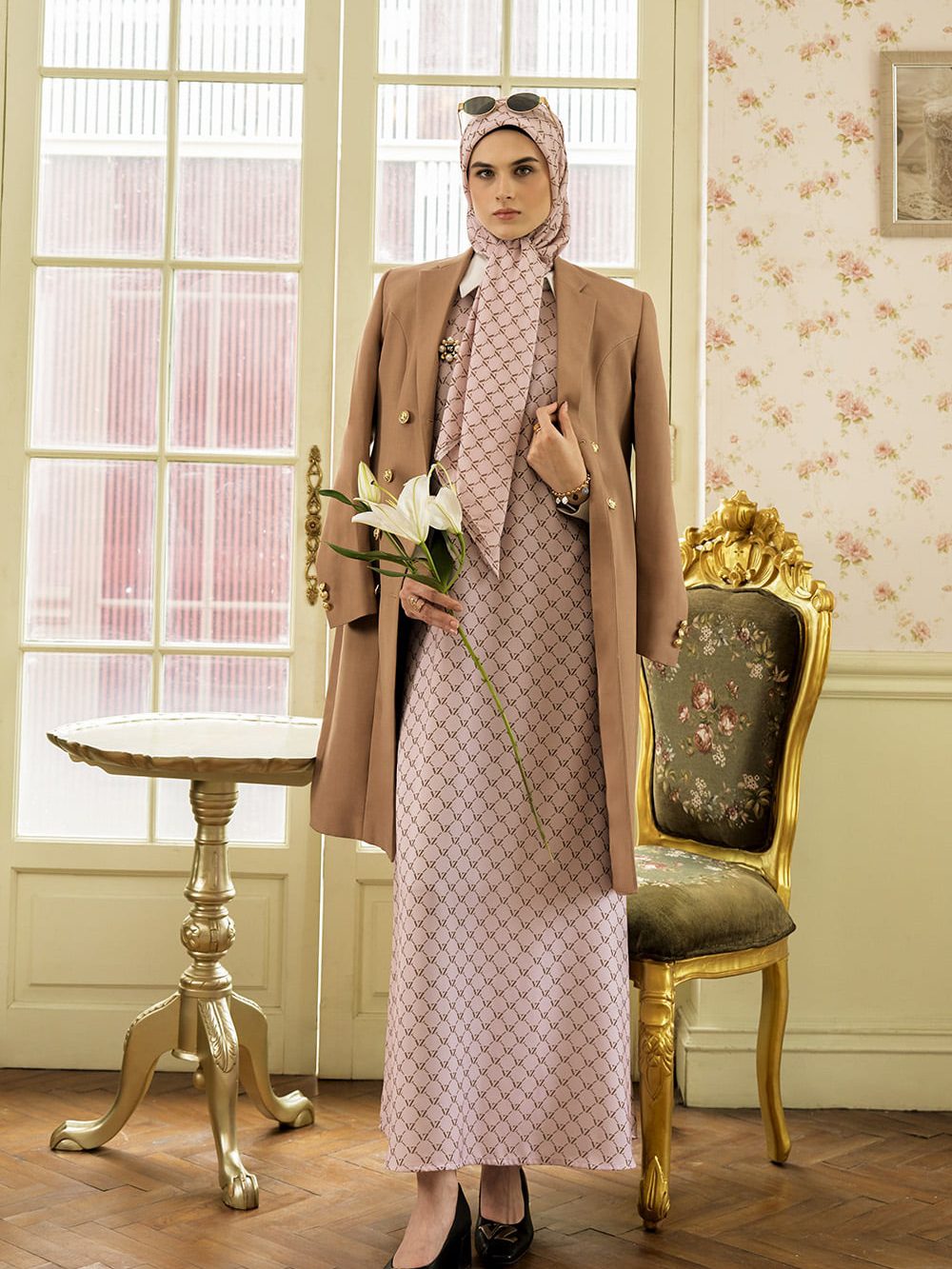 VZ Vivere Dress - Pastel Pink